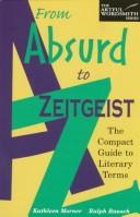 Cover of: From absurd to Zeitgeist | Kathleen Morner