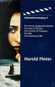 Cover of: Collected screenplays three | Harold Pinter