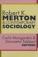 Cover of: Robert K. Merton & contemporary sociology