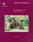 Cover of: Rural development: from vision to action