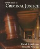 Cover of: Introduction to criminal justice | Patrick R. Anderson