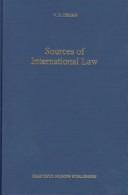 Cover of: Sources of international law by Vladimir Đuro Degan