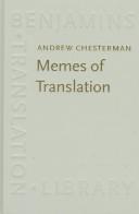 Cover of: Memes of translation by Andrew Chesterman