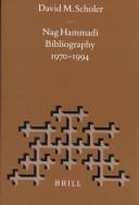 Cover of: Nag Hammadi bibliography, 1970-1994 | David M. Scholer
