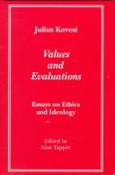 Values and evaluations