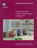 Cover of: Social assessments for better development: case studies in Russia and Central Asia