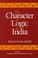 Cover of: The character of logic in India