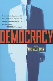 Cover of: Democracy by Michael Frayn