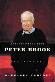 Cover of: Conversations With Peter Brook 1970-2000