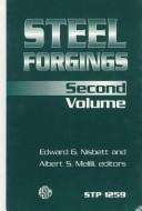 Cover of: Steel forgings.