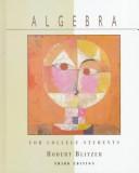 Cover of: Algebra for college students