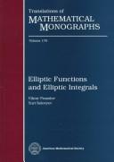 Cover of: Elliptic functions and elliptic integrals by V. V. Prasolov