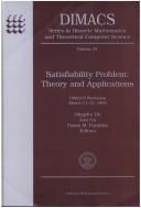 Cover of: Satisfiability problem: theory and applications : DIMACS workshop, March 11-13, 1996