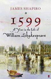 Cover of: 1599 by James Shapiro