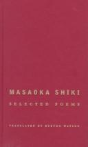 Cover of: Masaoka Shiki: selected poems