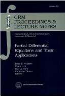 Cover of: Partial differential equations and their applications