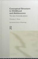 Cover of: Conceptual structure in childhood and adolescence by Christine Howe