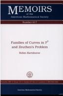 Families of curves in P̳³ and Zeuthen's problem by Robin Hartshorne