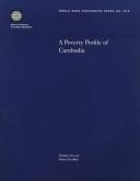 Cover of: A poverty profile of Cambodia