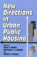 Cover of: New directions in urban public housing