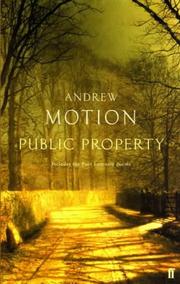 Cover of: Public Property by Andrew Motion