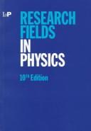 Front cover of Research fields in physics by Unknown