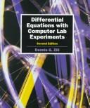 Cover of: Differential equations with computer lab experiments by Dennis G. Zill