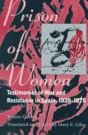 Cover of: Prison of women by Tomasa Cuevas