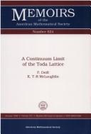 Cover of: A continuum limit of the Toda lattice