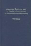 Japanese business law in western languages by Harald Baum