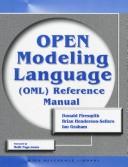 Cover of: OPEN Modeling Language (OML) reference manual