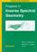 Cover of: Progress in inverse spectral geometry