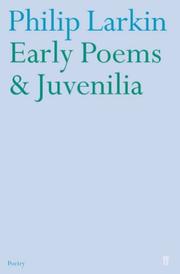 Cover of: Early Poems and Juvenilia