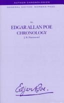 Cover of: An Edgar Allan Poe chronology