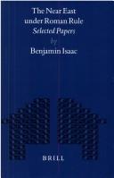 Cover of: The Near East under Roman rule by Benjamin H. Isaac