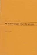 Cover of: An erromangan (Sye) grammar by Terry Crowley