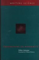 Cover of: Observations on modernity by Niklas Luhmann