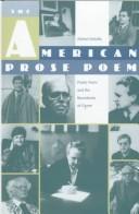 The American prose poem by Michel Delville