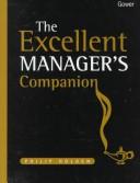 Cover of: The excellent manager's companion