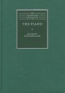 Cover of: The Cambridge companion to the piano