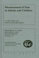 Cover of: Measurement of pain in infants and children