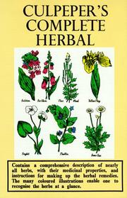 Cover of: Culpeper's Complete Herbal by Nicholas Culpeper