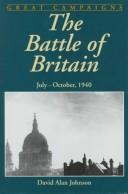 Cover of: The Battle of Britain: and the American factor, July-October 1940