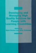 Cover of: Developing and managing high quality services for people with learning disabilities