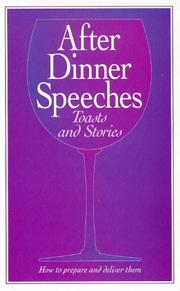 Cover of: Formal After Dinner Speeches and Stories