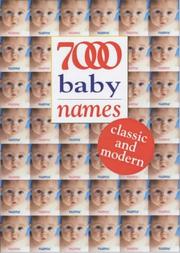 Cover of: 7000 Baby Names by Hilary Spence