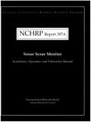 Cover of: Sonar scour monitor: installation, operation, and fabrication manual