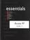 Cover of: Access 97 essentials