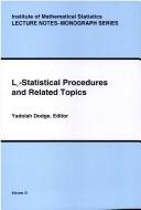 Cover of: L₁-statistical procedures and related topics