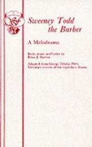 Cover of: Sweeney Todd the Barber (Acting Edition) by Brian J. Burton, George Dibdin Pitt